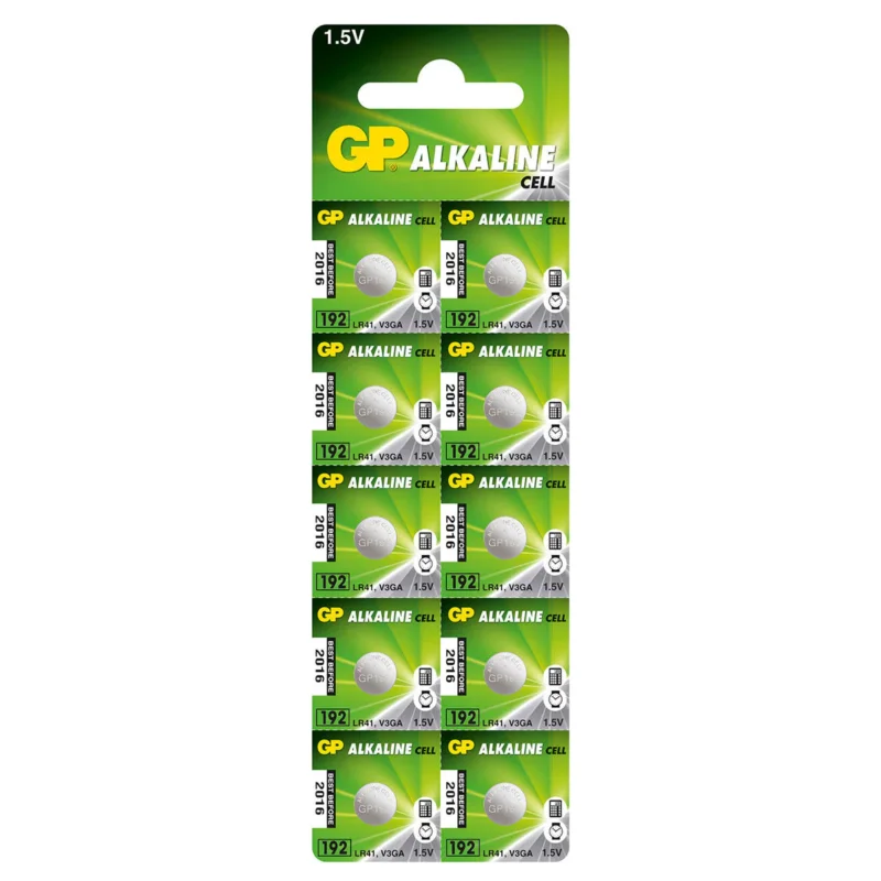 Nedsatt pris GP batteri 192 LR41 10pack