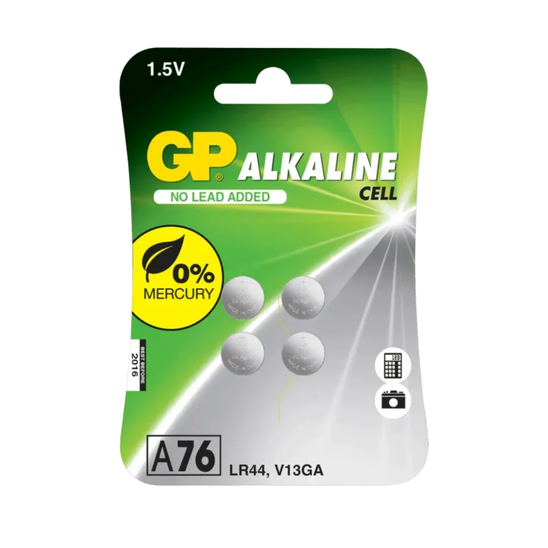 GP batteri A76 / LR44 1,5V Rea