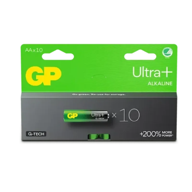 GP Ultra Plus AA 1,5 V 10-Pack Beställ idag