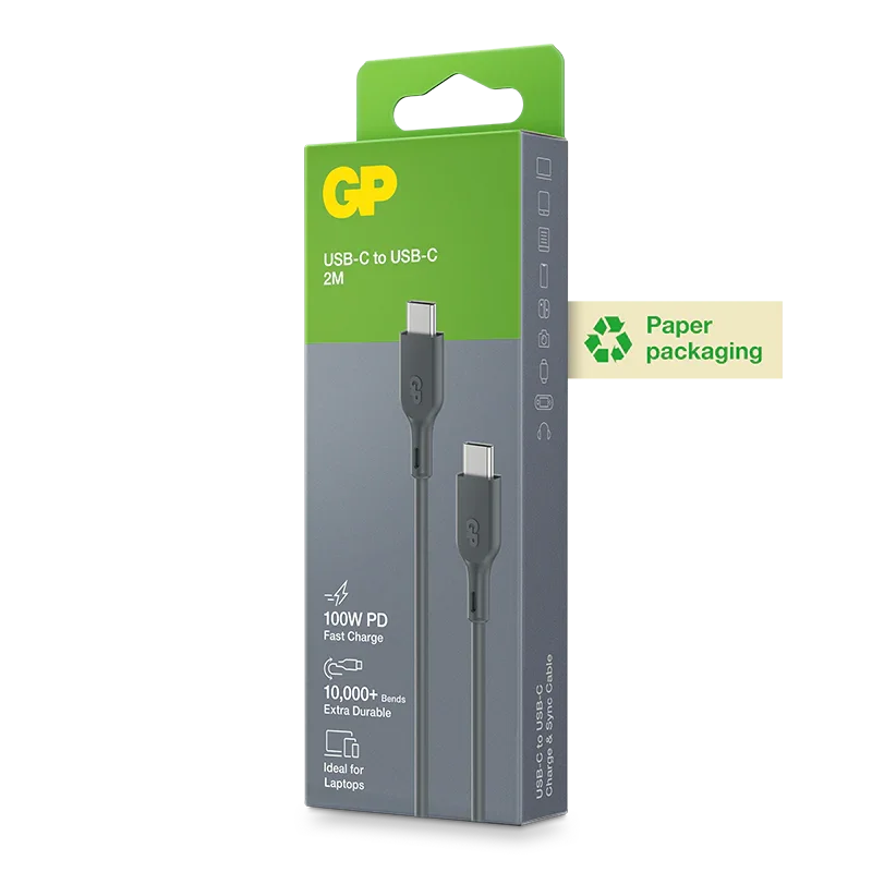 GP Essential Cable USB-C to USB-C 100W Lägg i varukorgen