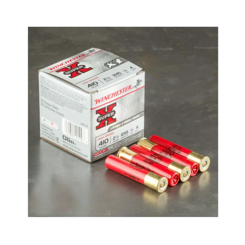 Snabb leverans Winchester .410 US4 14g 25st/ask