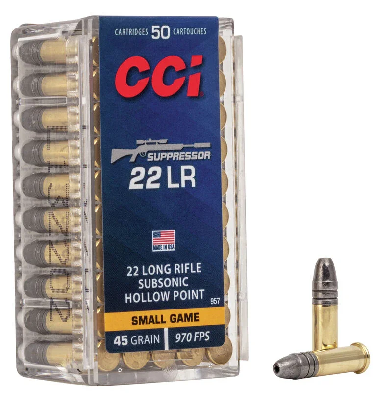 CCI .22LR Supressor Subsonic HP Fynd