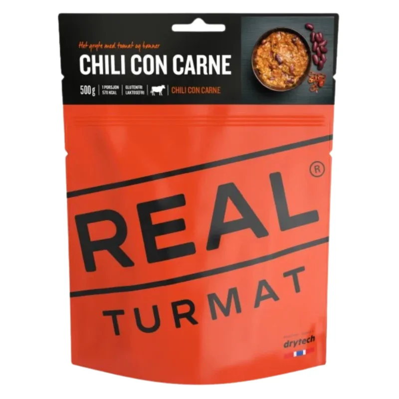Real Turmat Chili Con Carne Snabb frakt