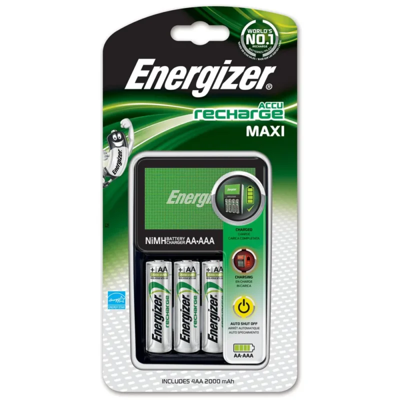 Energizer Batteriladdare MAXI ink 4 AA Endast idag