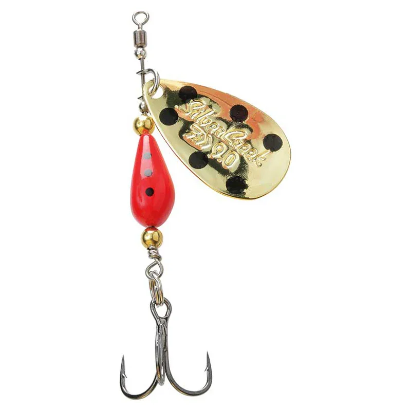 Fri frakt Daiwa Silvercreek Spinner 9g Copper Ladybug