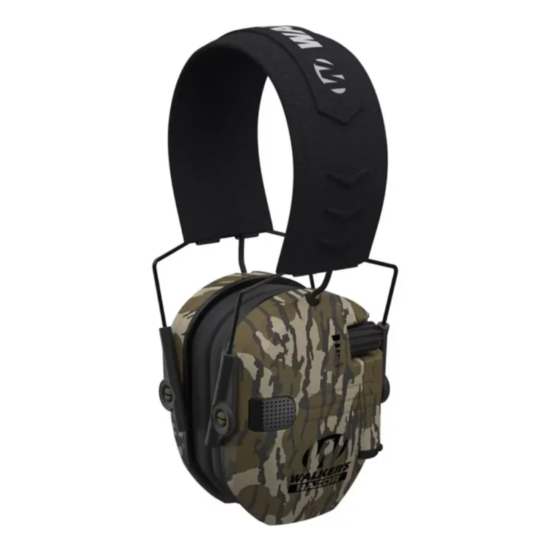 Köp online Walker's Razor Slim Electronic Muffs Mossy Oak Camo