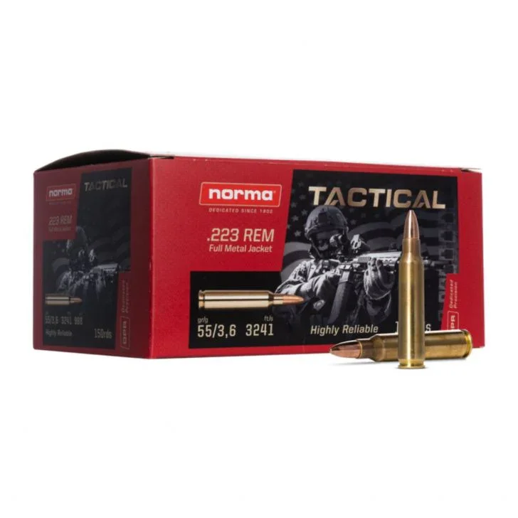 Norma Range & Training .223R 55gr FMJ 30st Kampanjpris