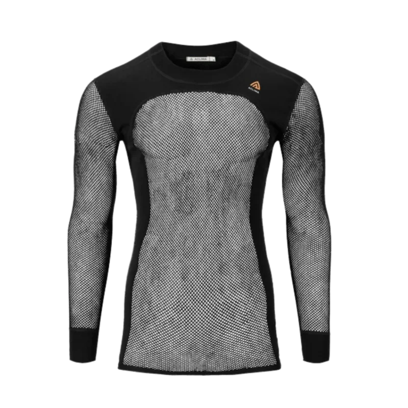 Kampanjpris Aclima Woolnet Crewneck M´s Jet Black