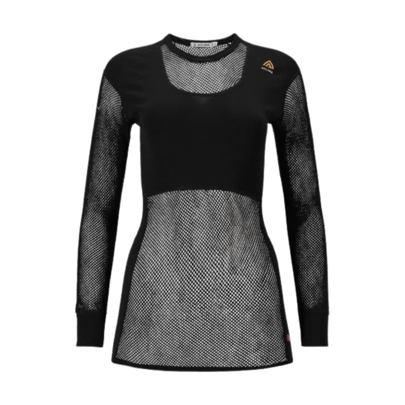 Rabatt Aclima Woolnet Crewneck W´s Jet Black