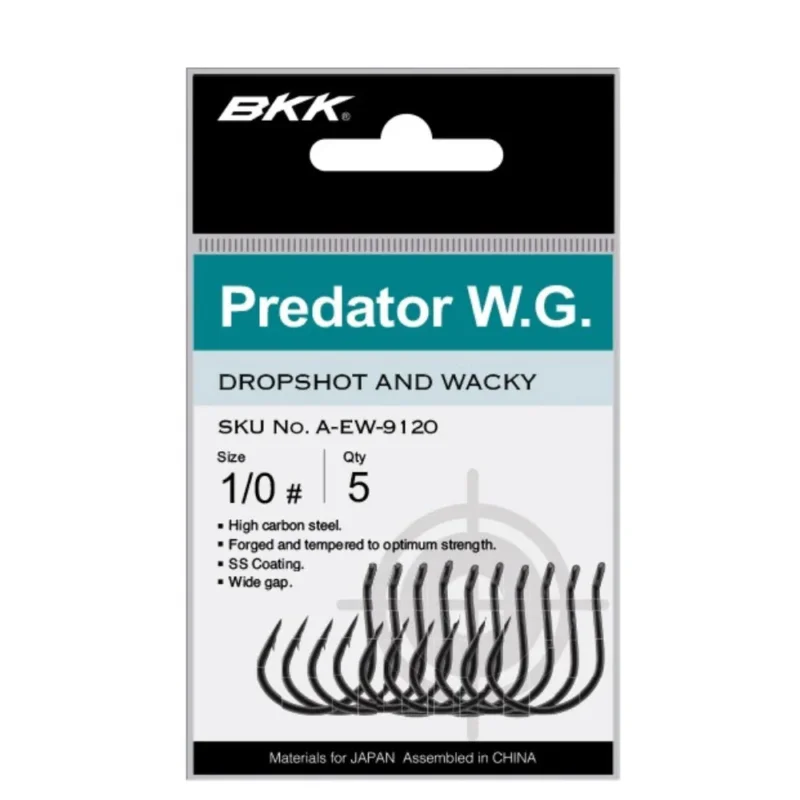 Snabb frakt BKK Predator WG Dropshot/Rig hook