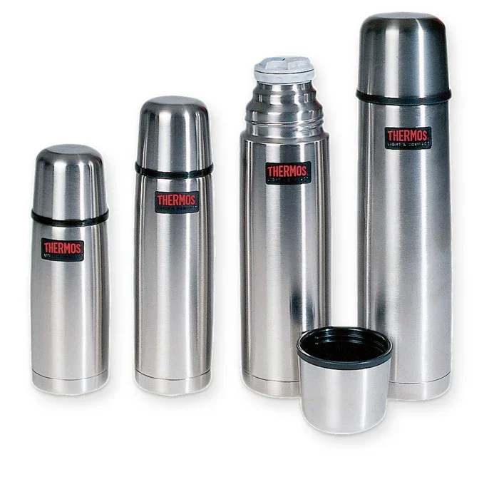 Thermos Ståltermos Borstad 0,35L - 1L Snabb leverans