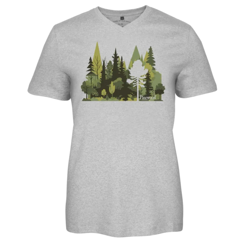 Kampanj Pinewood Finnveden T-Shirt Dam L.Grey