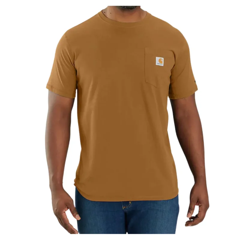 Carhartt Force Relaxed T-shirt Brown Extra rabatt