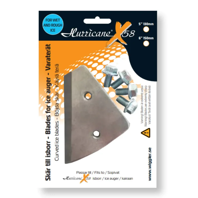 Hurricane x58 Reservskär 130mm Våt is Fynd