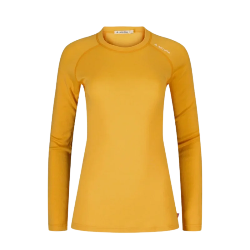 Rea Aclima Warmwool Crewneck W Mango Mojito