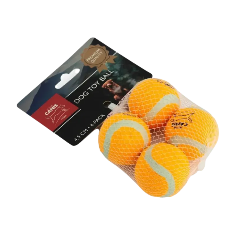 Fynd Active Canis Tennisboll 4,5cm Orange 4st