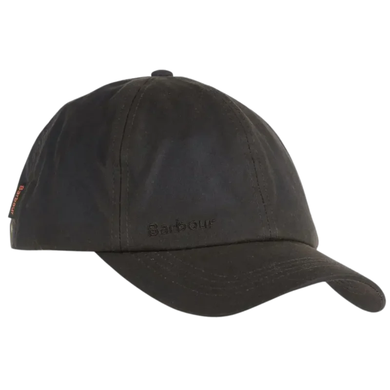 Barbour Wax Sports Cap Olive Onesize Kundfavorit