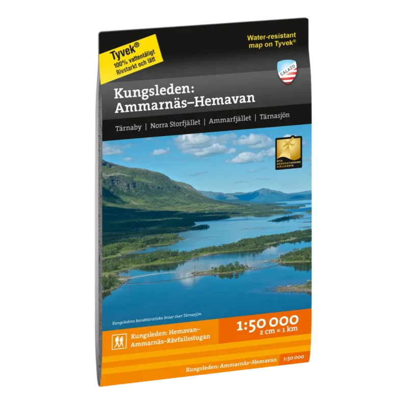Calazo Karta Kungsleden Kebnekaise, Abisko, Riksgränsen Erbjudande
