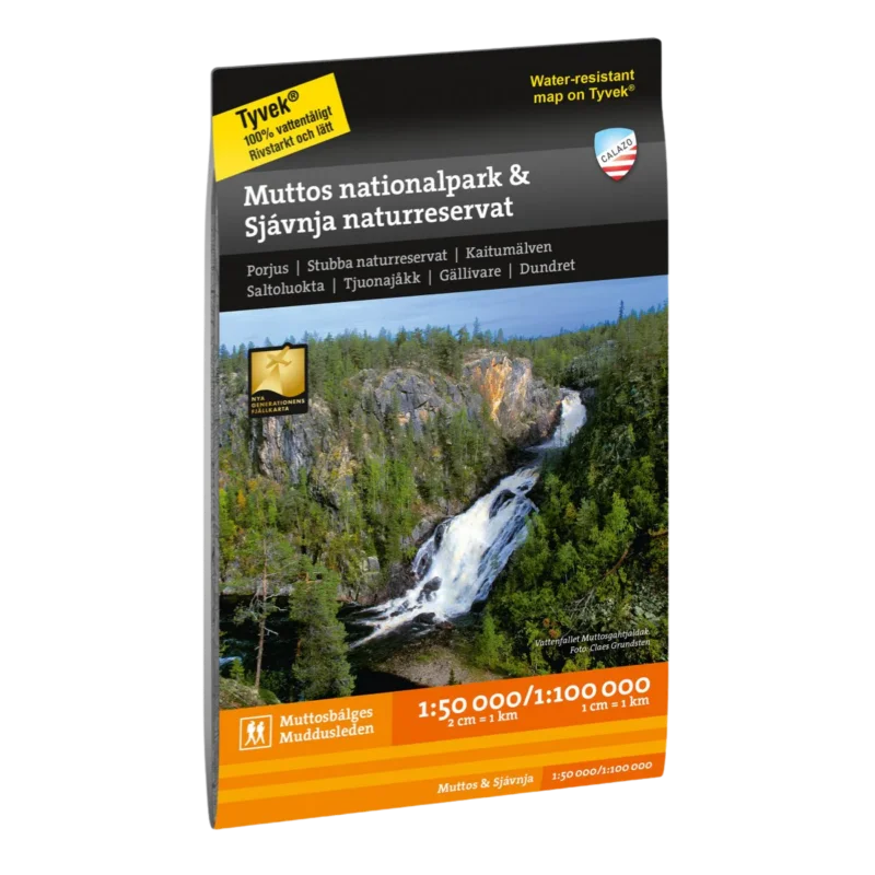 risnedsättning Calazo Karta Muttos Nationalpark & Sjávnja naturreservat