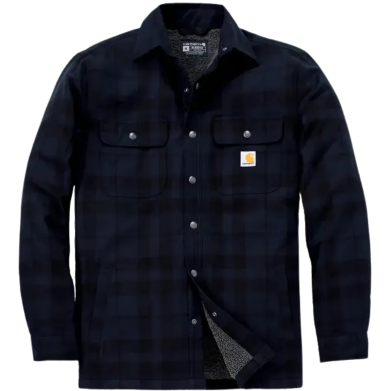 Carhartt Flannel Sherpa Lined Shirt Jacket Begränsad tid