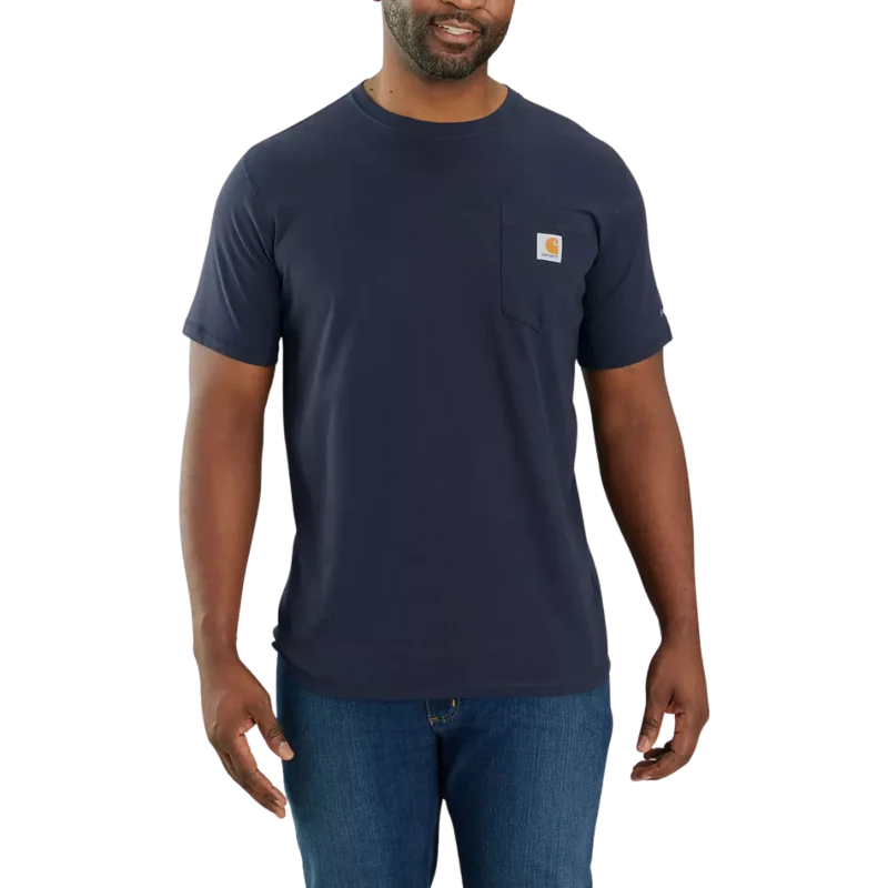 Fynd Carhartt Force Relaxed T-shirt Navy