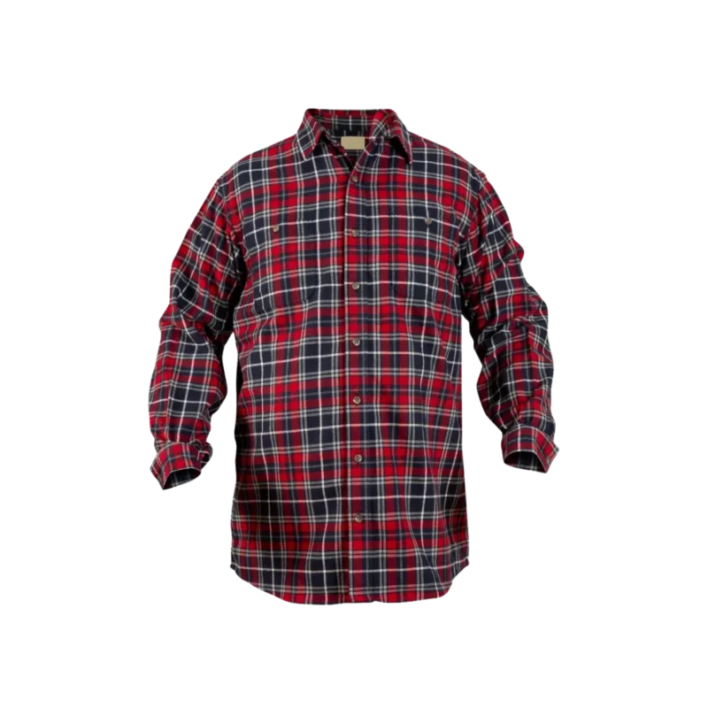 Nordhunt Nebraska Shirt Red/Navy Säker betalning