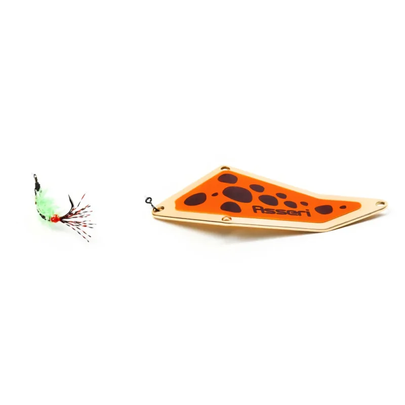 Asseri Arctic Char Lure Fly Guld Or/Sv Endast idag