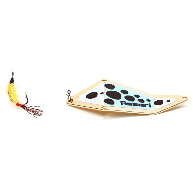 Beställ idag Asseri Arctic Char Lure Fly Guld Zebra