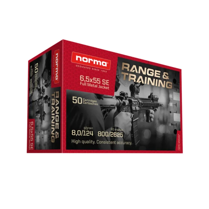 Norma Range and Training 6,5x55 8g FMJ 1000st Beställ idag