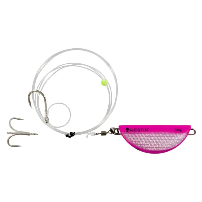 Extra rabatt Westin Halibut Anti Twist Rig 550g Pink Flash