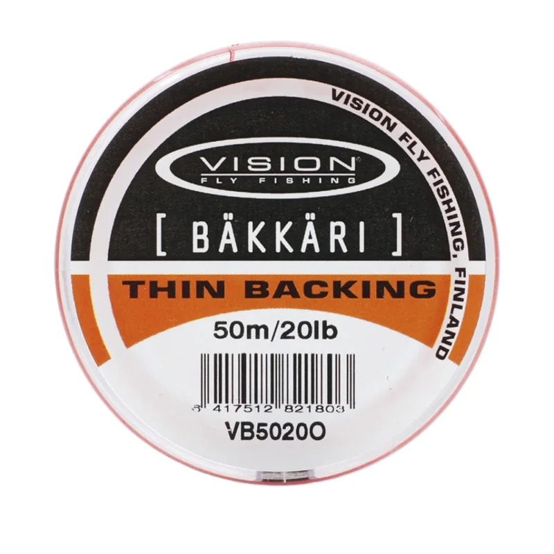 Köp online Vision Backing 50m 20lb Orange