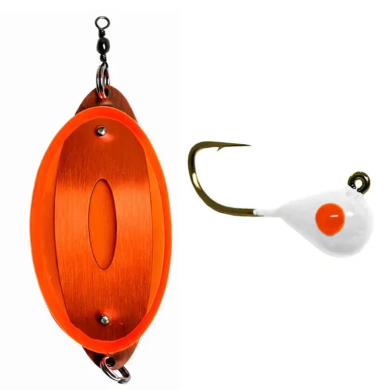 Polarpirken Plexi + Resin Romkornet Vit/Orange Begränsat erbjudande