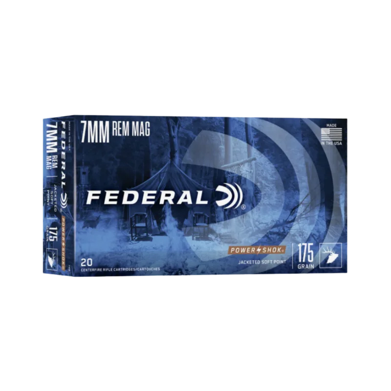 Federal 7mm Rem Mag 175gr PowerShok Säker betalning