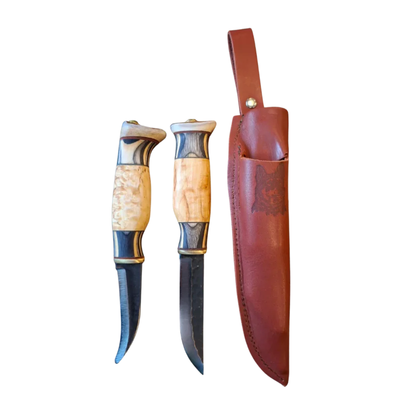 Jaktkniv Dubbel med buköppnare 9cm Sänkt pris