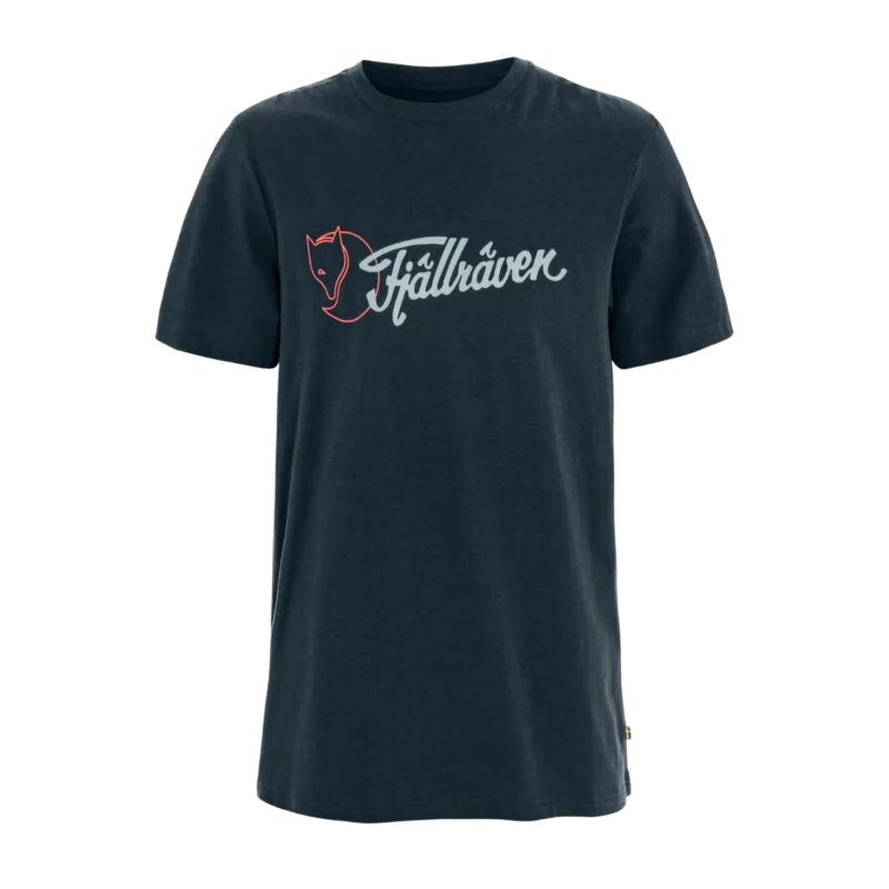 Fjällräven Archive Logo T-shirt M's Dark Navy Fynd