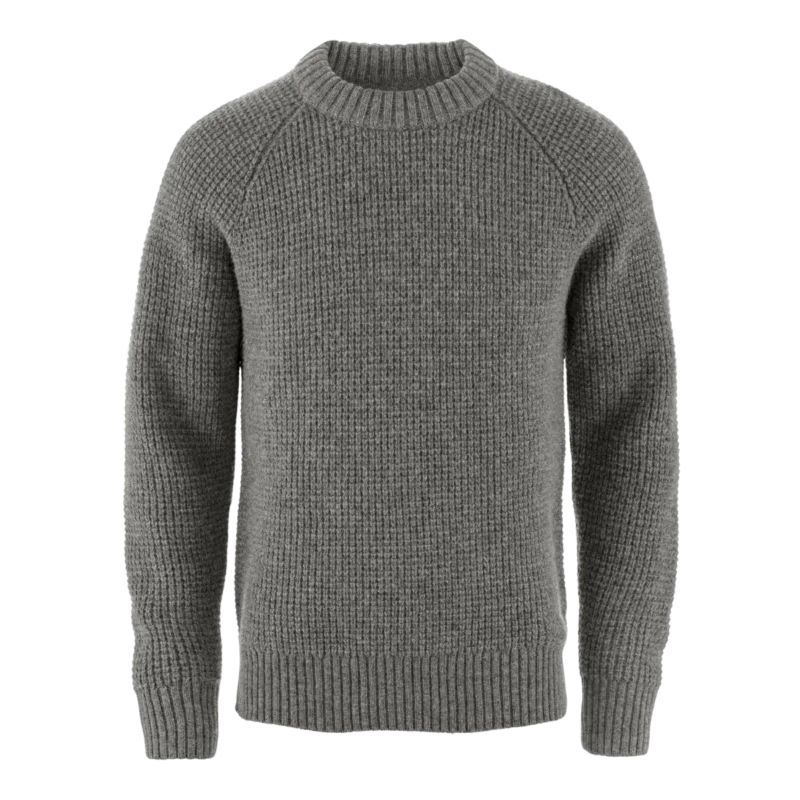 Fri frakt Fjällräven Övik Waffle Knit M Grey