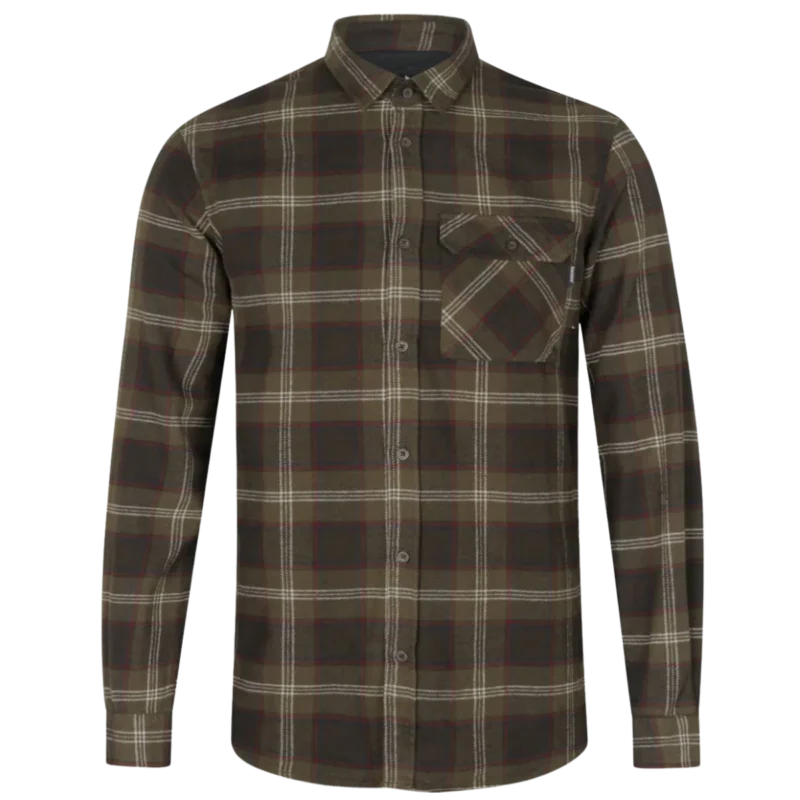 Seeland Flanellskjorta Pine Green Lägg i varukorgen