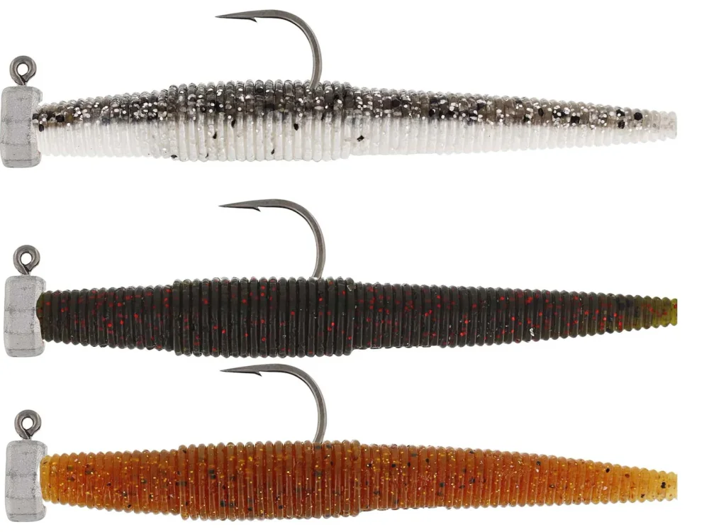 Utförsäljning Westin Ned Worm R'nR 7cm #2 2,5g Clear Water Mix 3-p