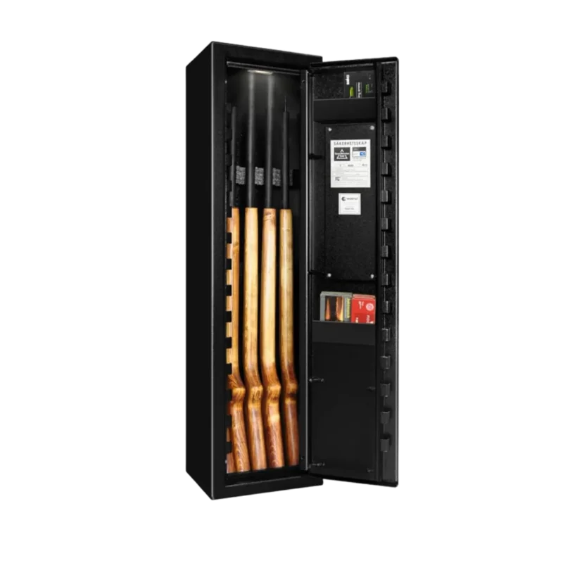 Begränsat erbjudande Vapenskåp SP4 Svart SSF3492 5 gevär