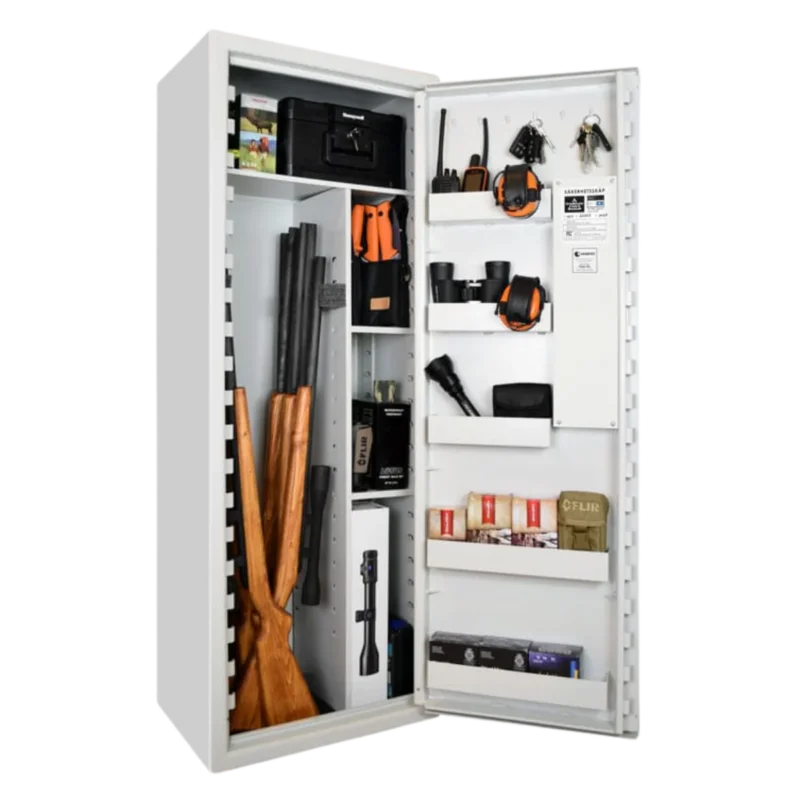 Vapenskåp SP88 vit SSF3492 16 gevär Beställ idag