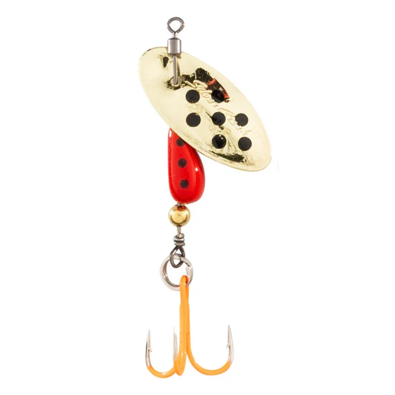 Daiwa Silvercreek Spinner Pro 9g Gold Ladybug Endast idag