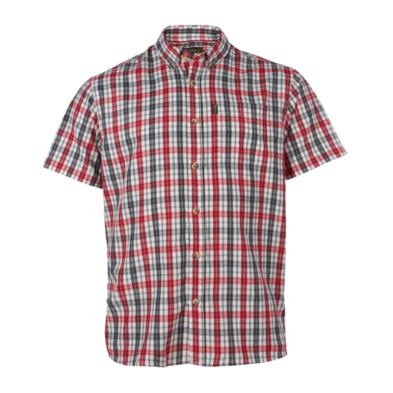 Extra rabatt Pinewood Summer Shirt Herr Red/Grey