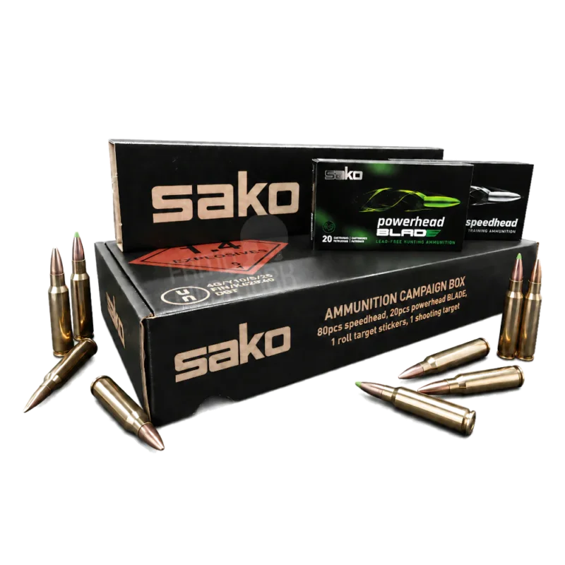 Populärt val Sako 8x57JS Kampanjlåda