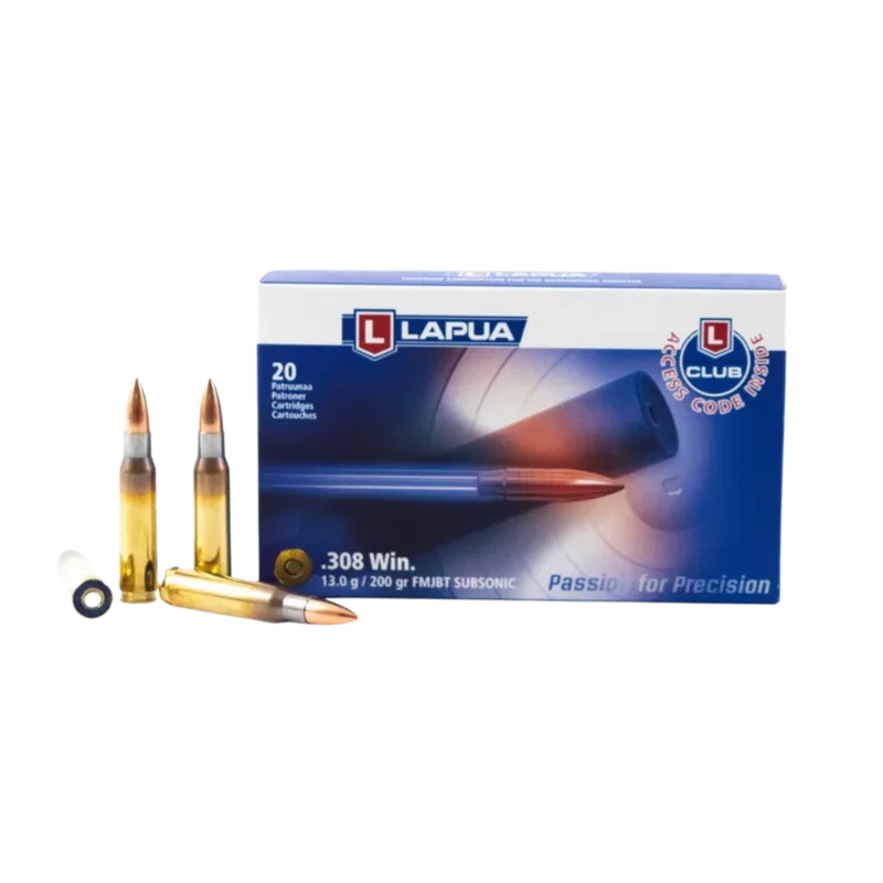 Kampanj Lapua 308 Win 13g Subsonic FMJ BT