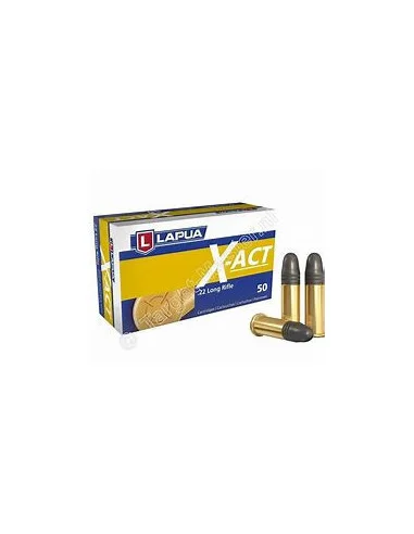 Nyhet Lapua X-Act 22LR 40grs LRN (420161) 50-pack