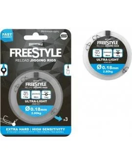 Extra rabatt SPRO FREESTYLE RELOAD JIGGING RIGS