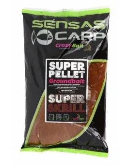 Erbjudande SENSAS SUPER PELLET GROUNDBAIT SUPER SKRILL 1KG