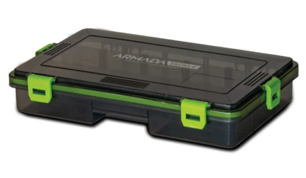 ARMADA TACKLE WATERPROOF BOX 2 - GREEN Sista chansen