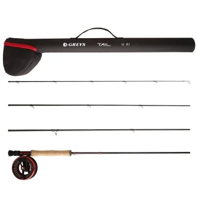 Endast denna vecka Greys Single Hand Flyfishing Kit Tail Combo 4-pcs
