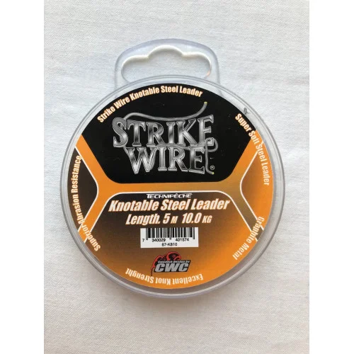 Strike Wire Leader - Knotable Steel Leader 5m 10kg Billig